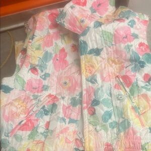 CHANEL Floral Quilted Vest - Pink, Green, Yellow